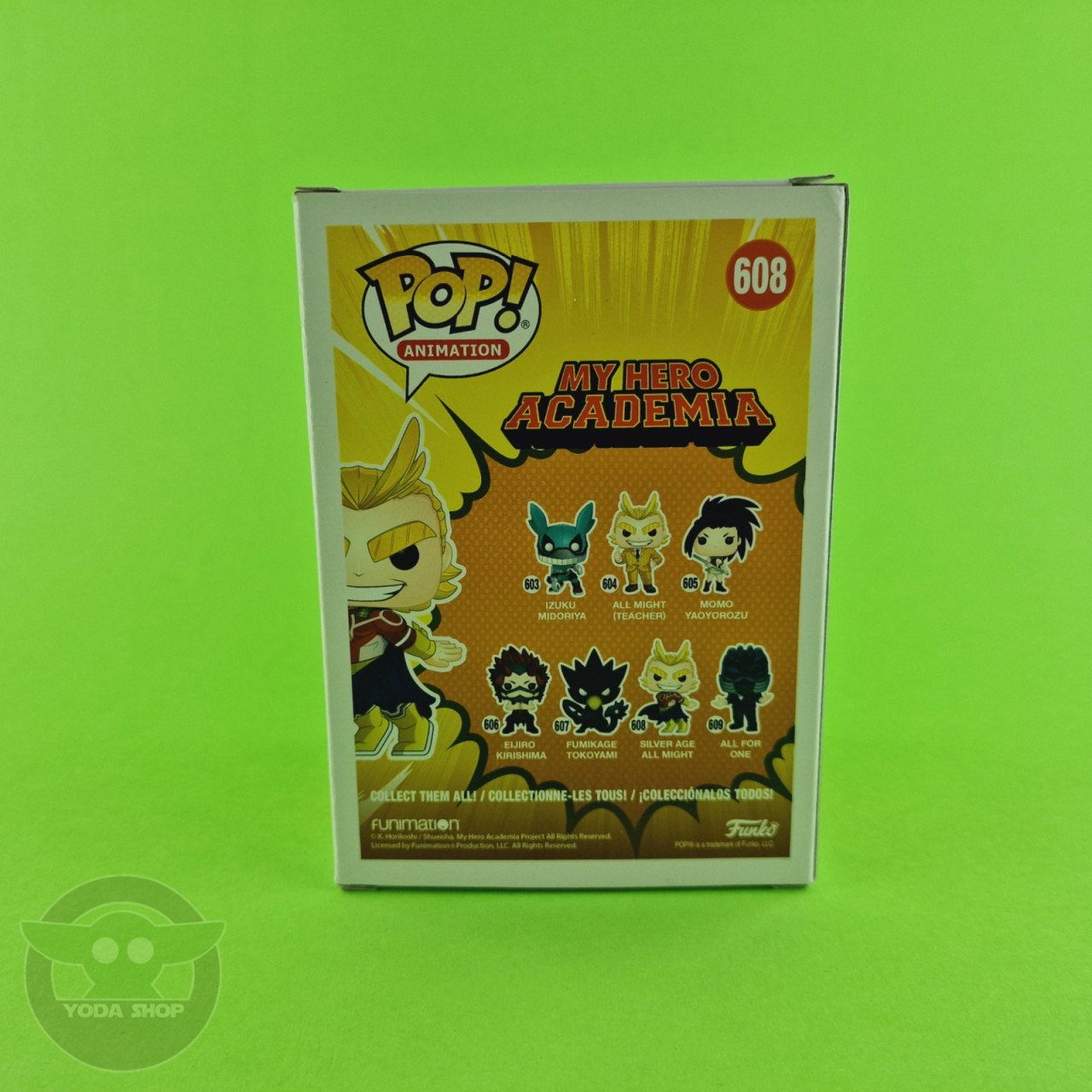 Funko POP Silver age all might - My Hero Academia #608