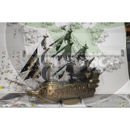 3D metalne puzzle The Flying Dutchman (Ukleti Holandez)