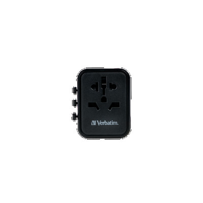 Putni adapter Verbatim, univerzalni USB-C PD, USB-A QC 20W UTA-02