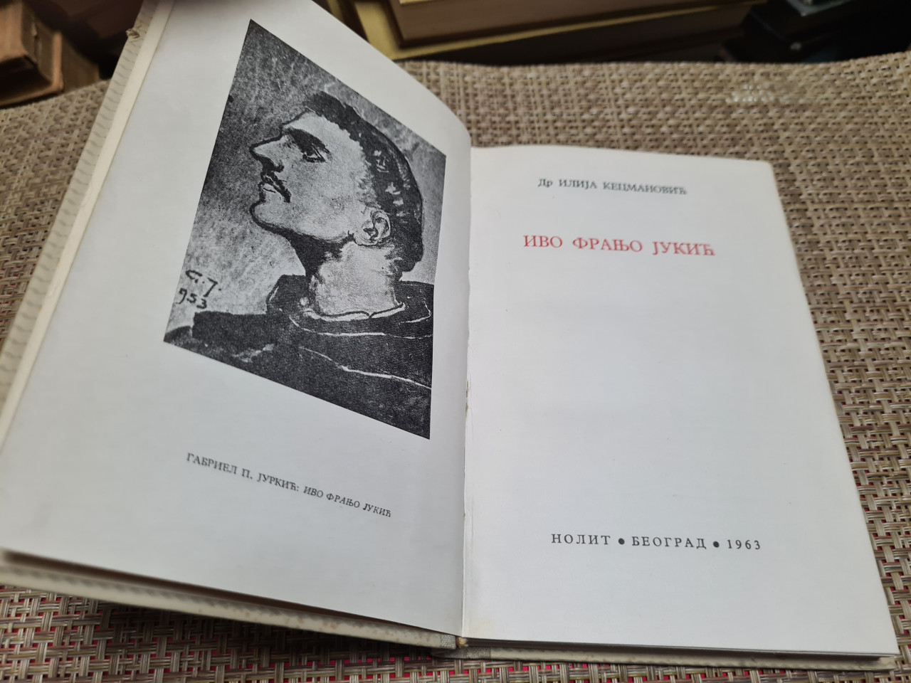 Ivo Franjo Jukić, Ilija Kecmanović