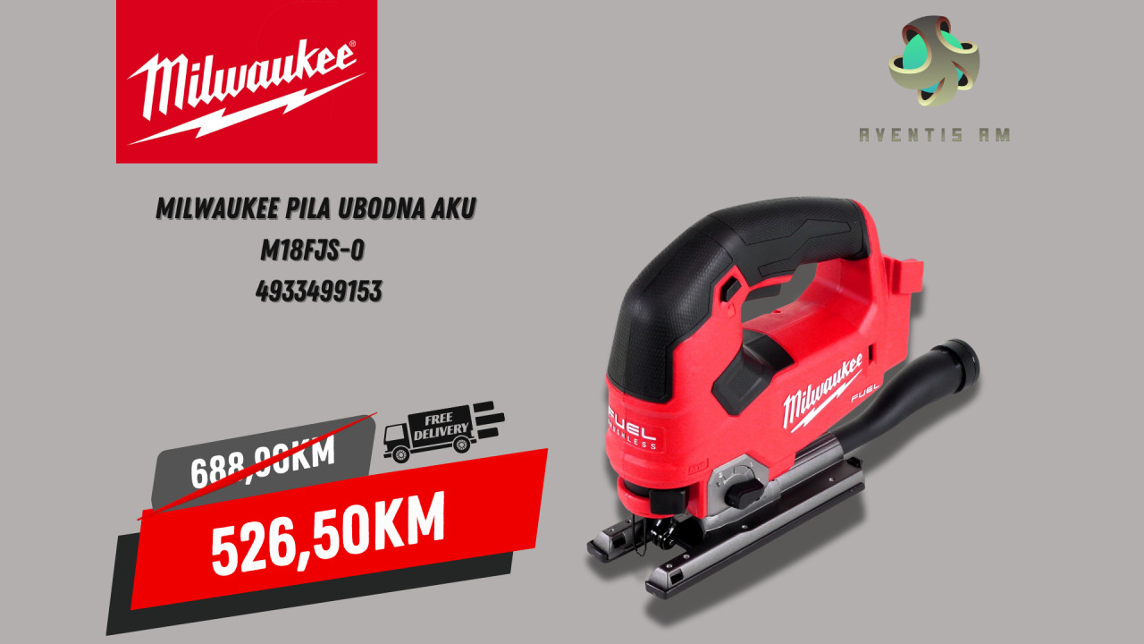 MILWAUKEE PILA UBODNA AKU M18FJS-0 4933499153