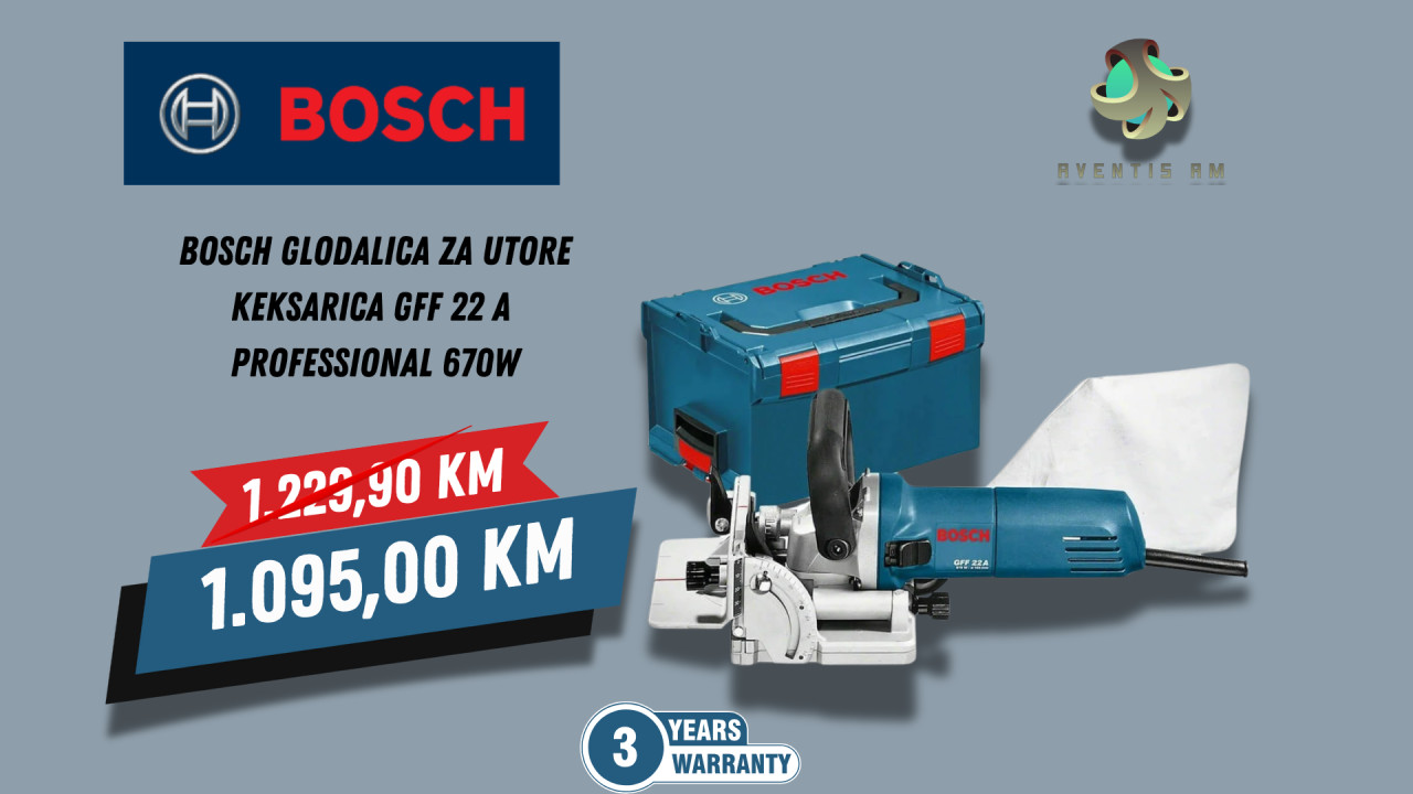 Bosch glodalica keksarica GFF 22 A Professional 670W