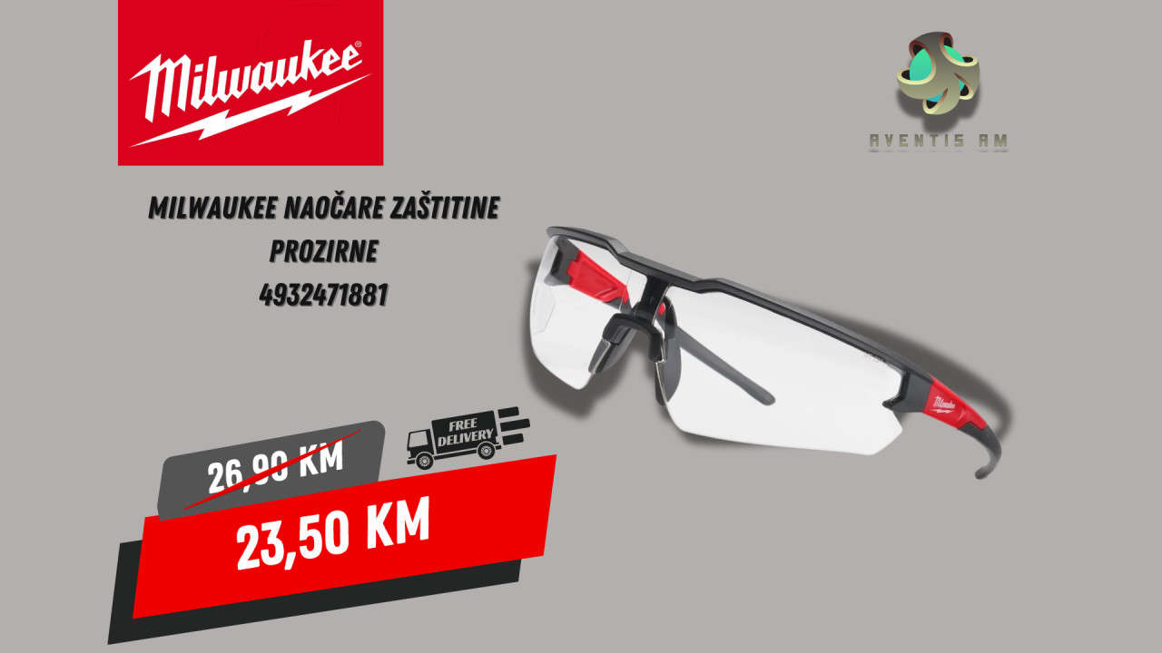 Milwaukee naočare zaštitine prozirne 4932471881