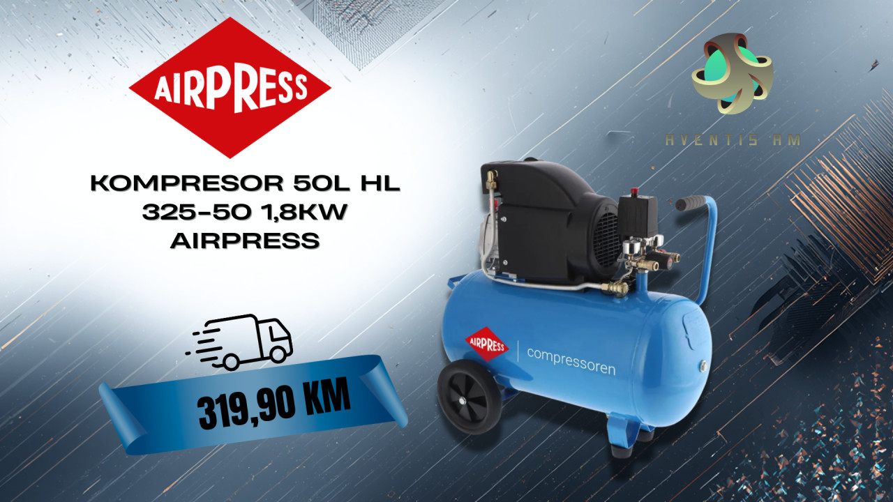 KOMPRESOR 50L HL 325-50 1,8KW AIRPRESS