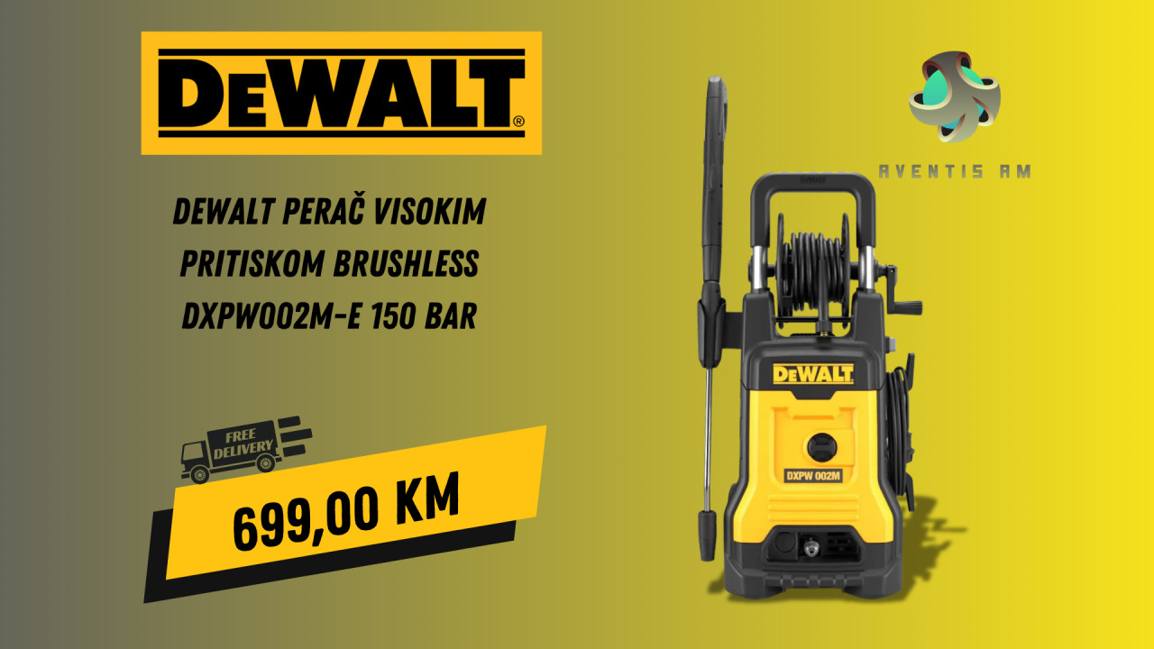 DeWALT perač Brushless DXPW002M-E 150 bar