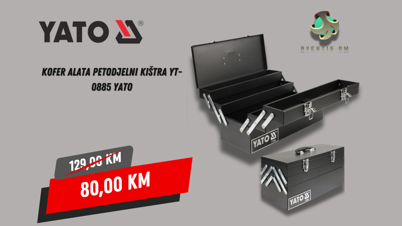 KOFER ALATA PETODJELNI KIŠTRA YT-0885 YATO