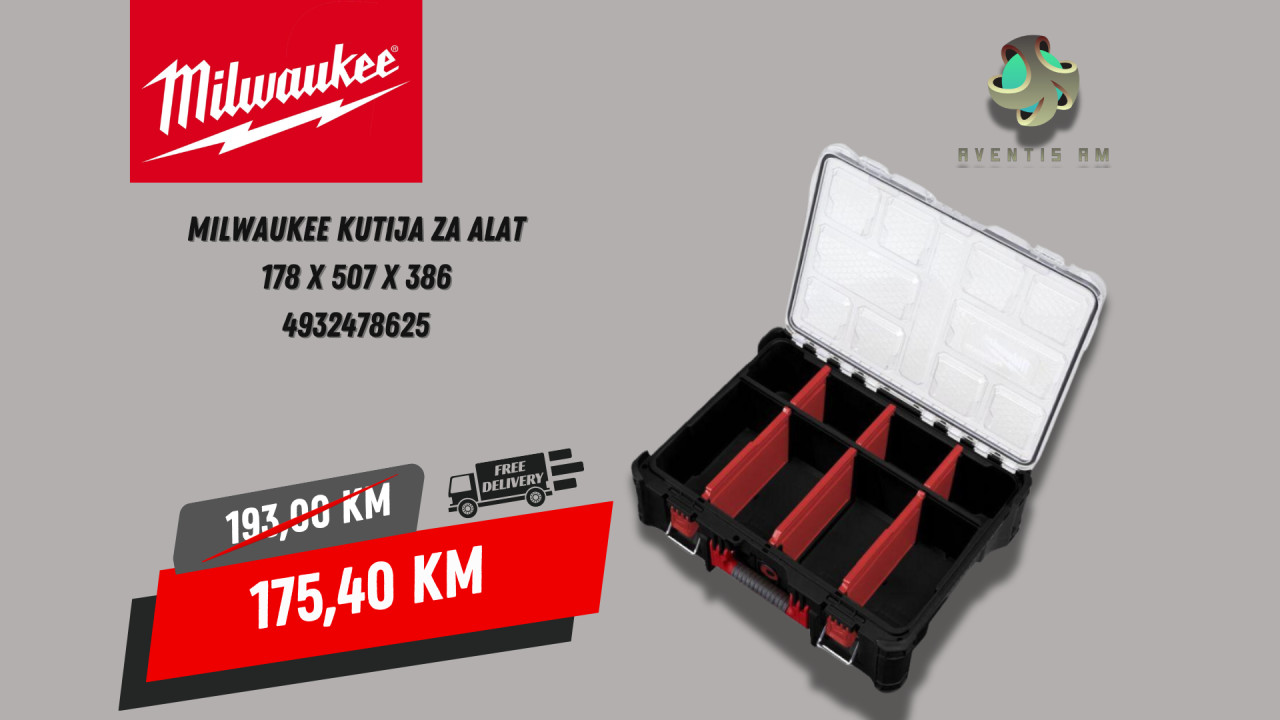 Milwaukee KUTIJA ZA ALAT 178 x 507 x 386 4932478625