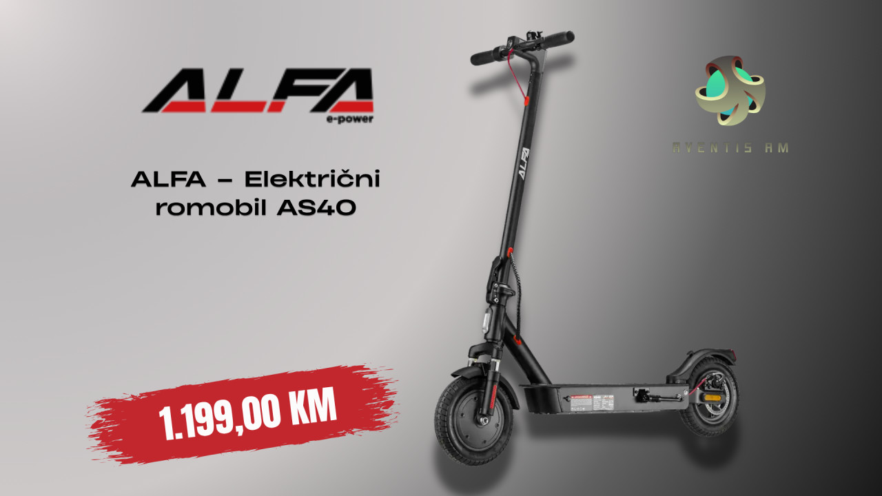 ALFA Električni romobil AS40