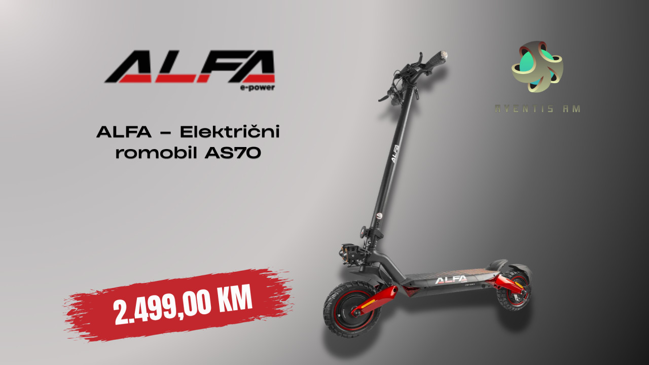 ALFA Električni romobil AS70