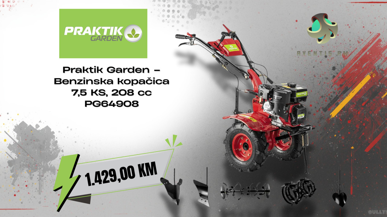 Praktik Garden Benzinska kopačica 7,5 KS, 208 cc PG64908