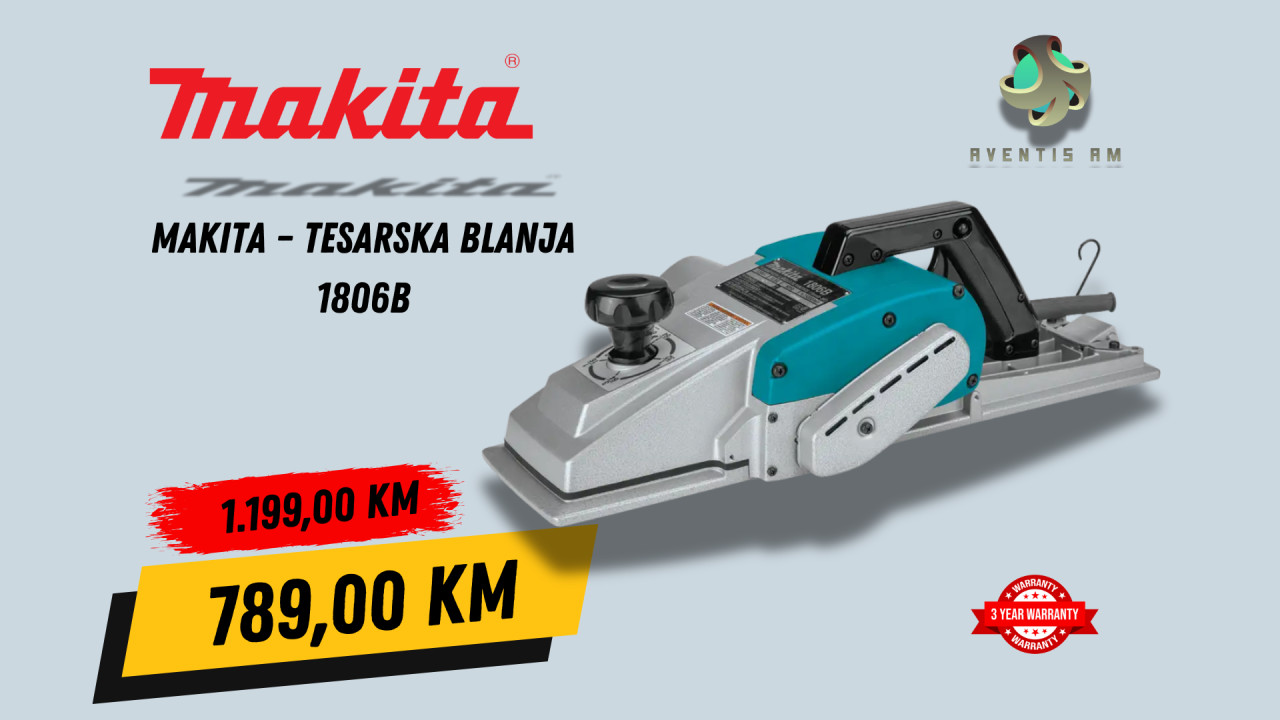 Makita Tesarska blanja 1806B