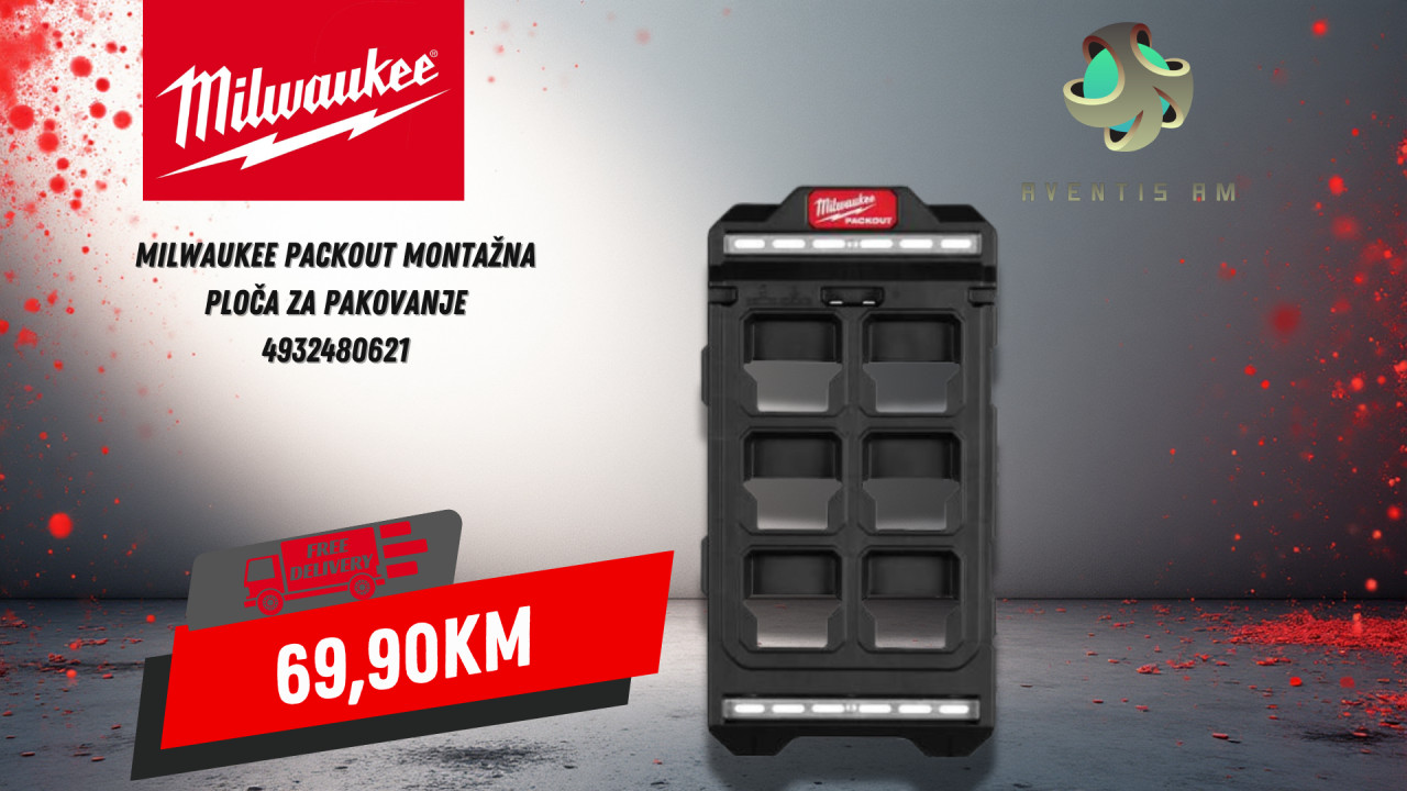 Milwaukee PACKOUT Montažna ploča za pakovanje 4932480621