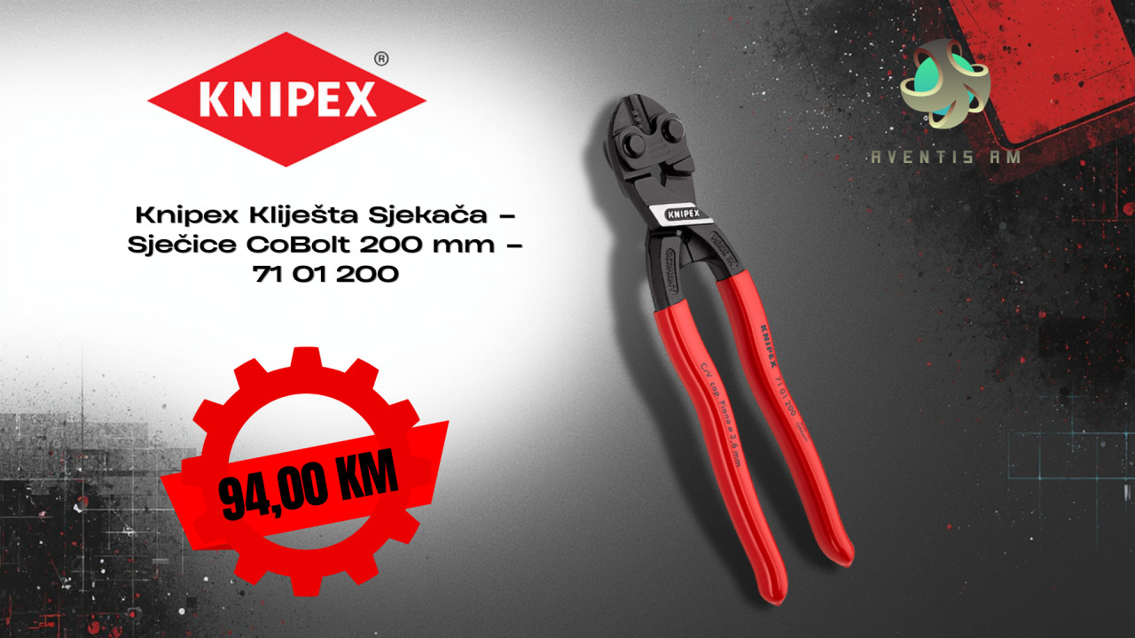 Knipex Kliješta Sjekača Sječice CoBolt 200 mm 71 01 200