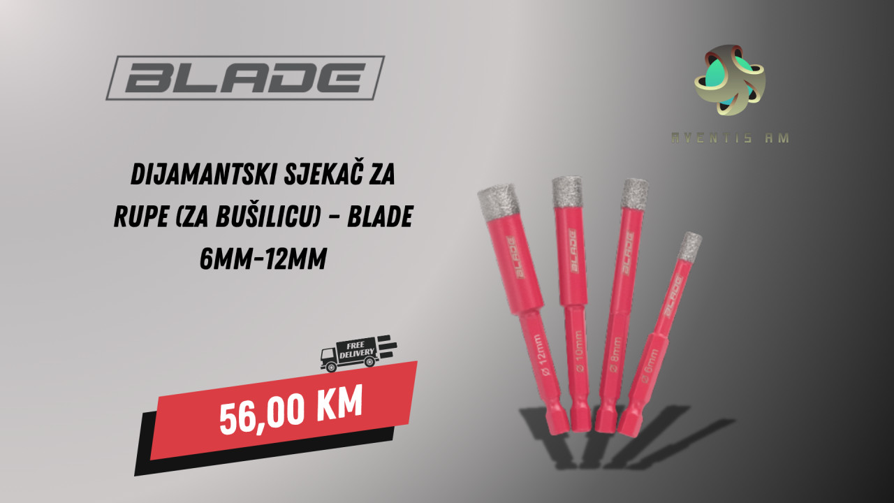 Dijamantske krune za keramiku hex prihvat SET BLADE
