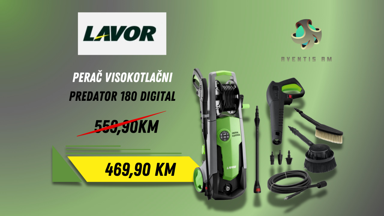Perač visokotlačni LAVOR PREDATOR 180 DIGITAL