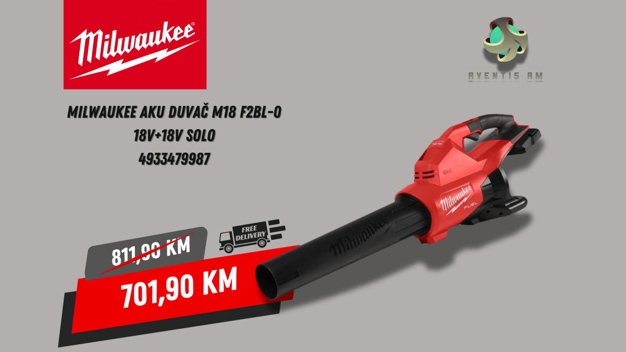 Milwaukee aku duvač M18 F2BL-0 18V+18V Solo