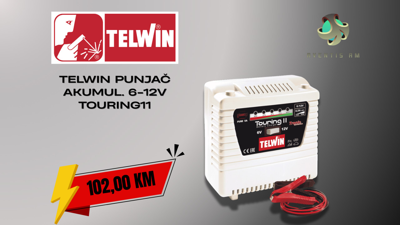 TELWIN PUNJAČ AKUMUL. 6-12V TOURING11