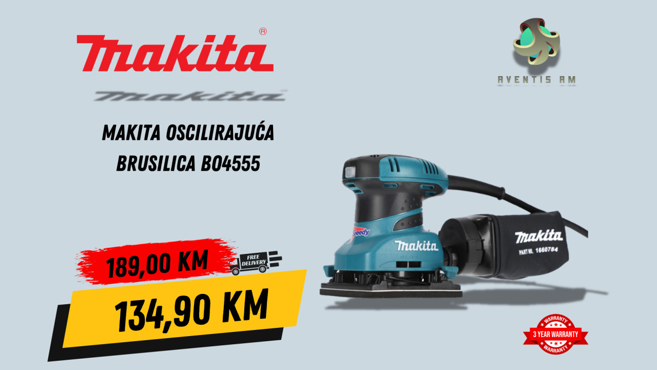 Makita Oscilirajuća brusilica BO4555