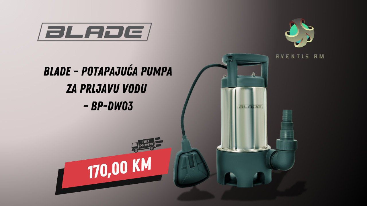 Potapajuća pumpa za prljavu vodu BP-DW03 BLADE
