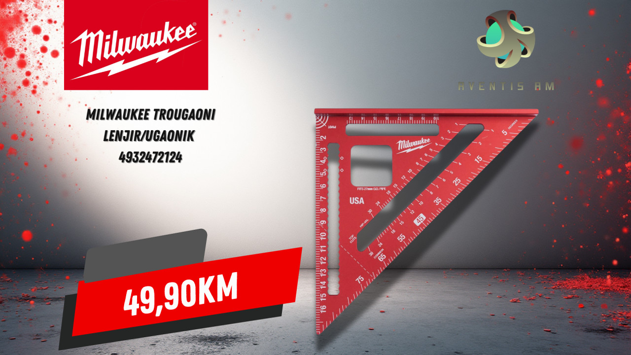 Milwaukee trougaoni lenjir/ugaonik 4932472124