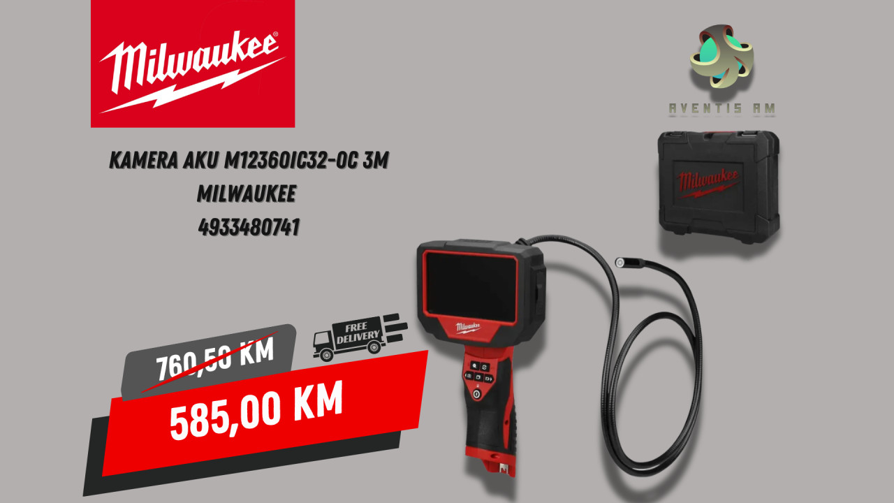 MILWAUKEE KAMERA AKU M12360IC32-0C 3M