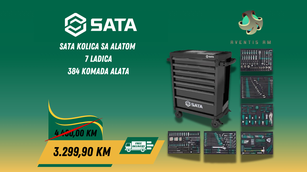 KOLICA SA ALATOM SATA 384 DIJELA