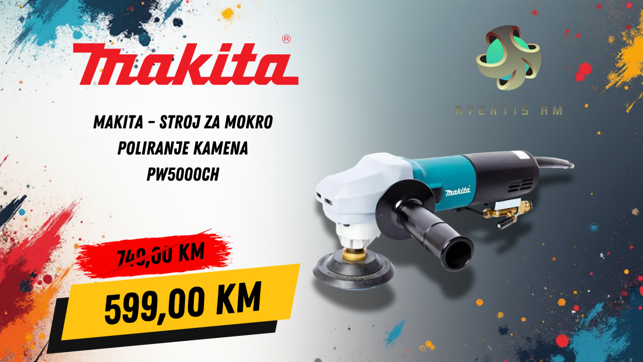 Makita Stroj za mokro poliranje kamena PW5000CH