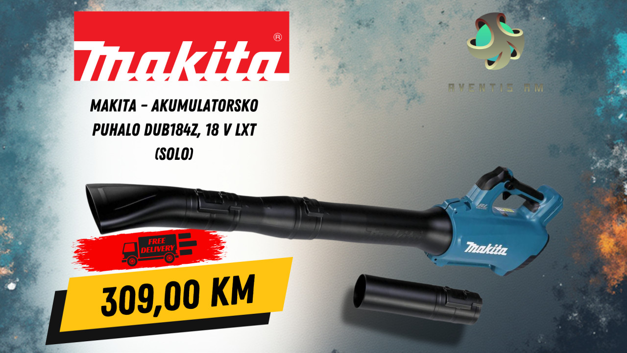 Makita Akumulatorsko puhalo DUB184Z, 18 V LXT (SOLO)