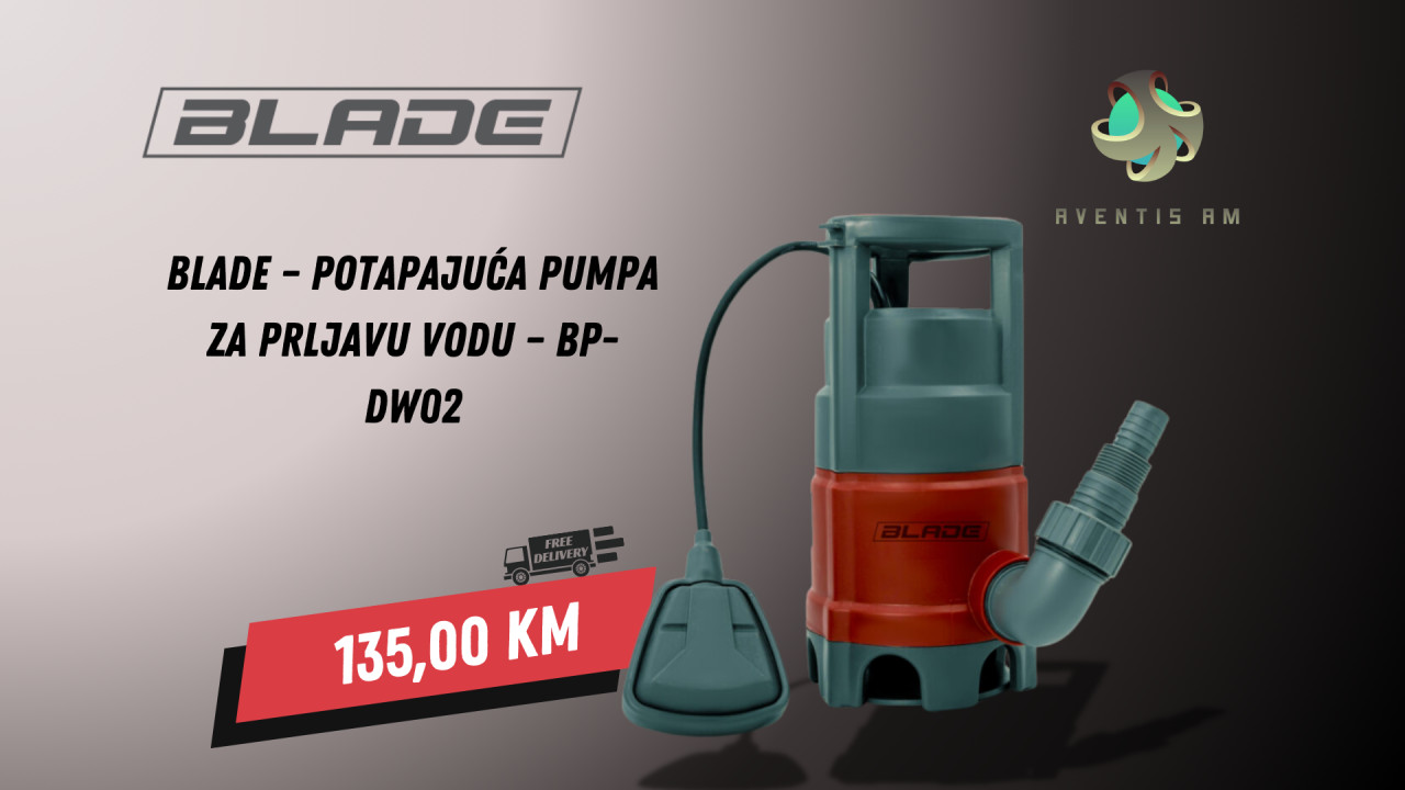 Potapajuća pumpa za prljavu vodu BP-DW02 BLADE