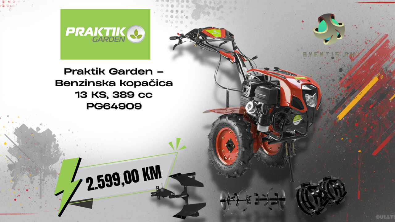 Praktik Garden Benzinska kopačica 13 KS, 389 cc PG64909