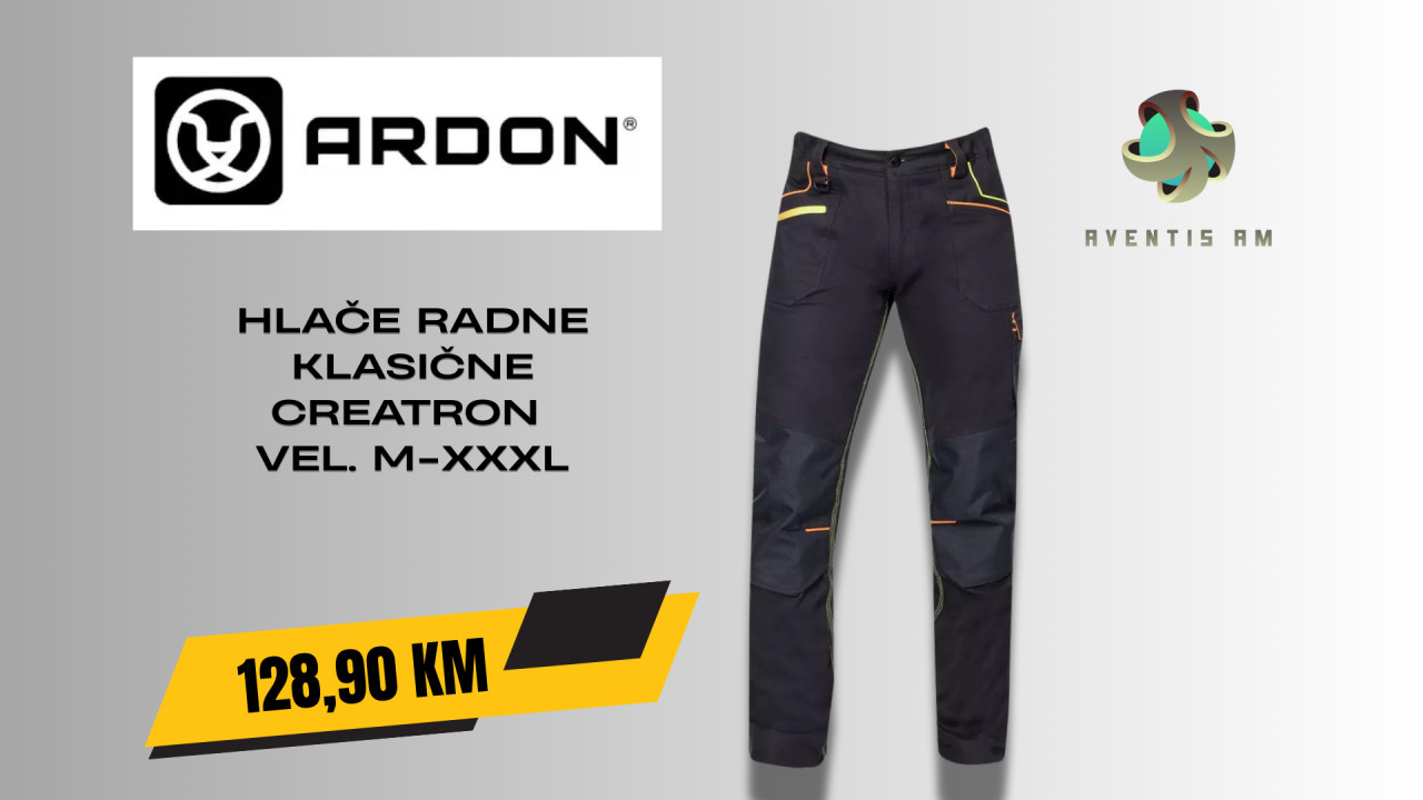 HLAČE RADNE KLASIČNE CREATRON VEL. M-XXXL