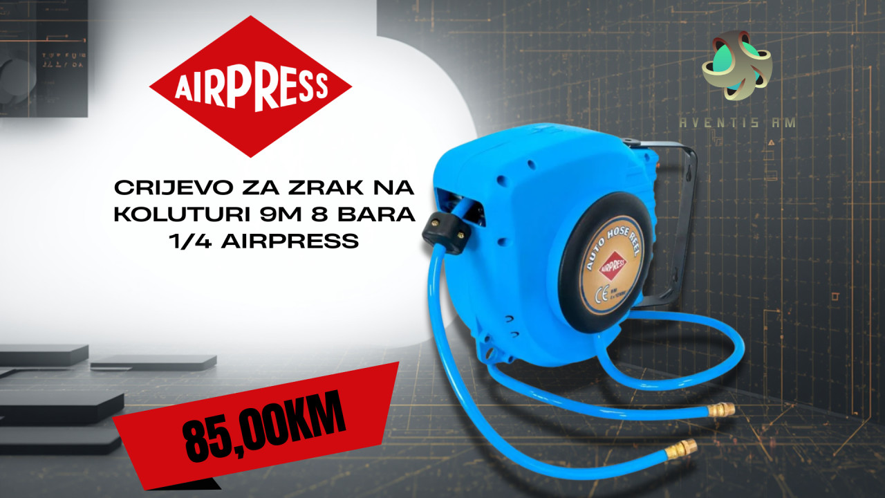 CRIJEVO ZA ZRAK NA KOLUTURI 9M 8 BARA 1/4 AIRPRESS