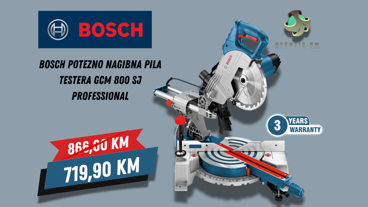 Bosch potezno nagibna pila testera GCM 800 SJ Professional