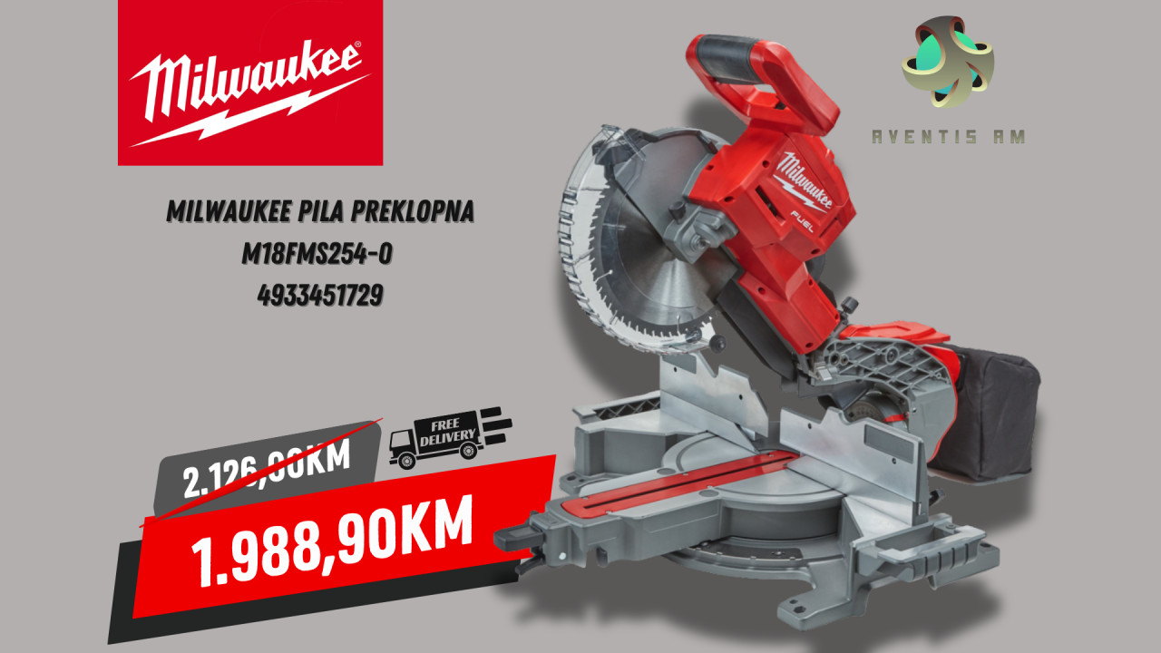 MILWAUKEE PILA PREKLOPNA M18FMS254-0 4933451729