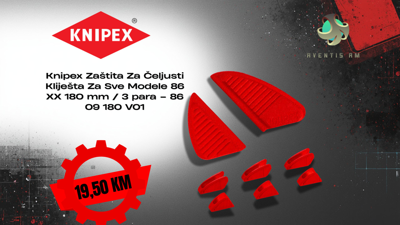 Knipex Zaštita Za Čeljusti Kliješta 86XX180 mm 3 para 8609180v01