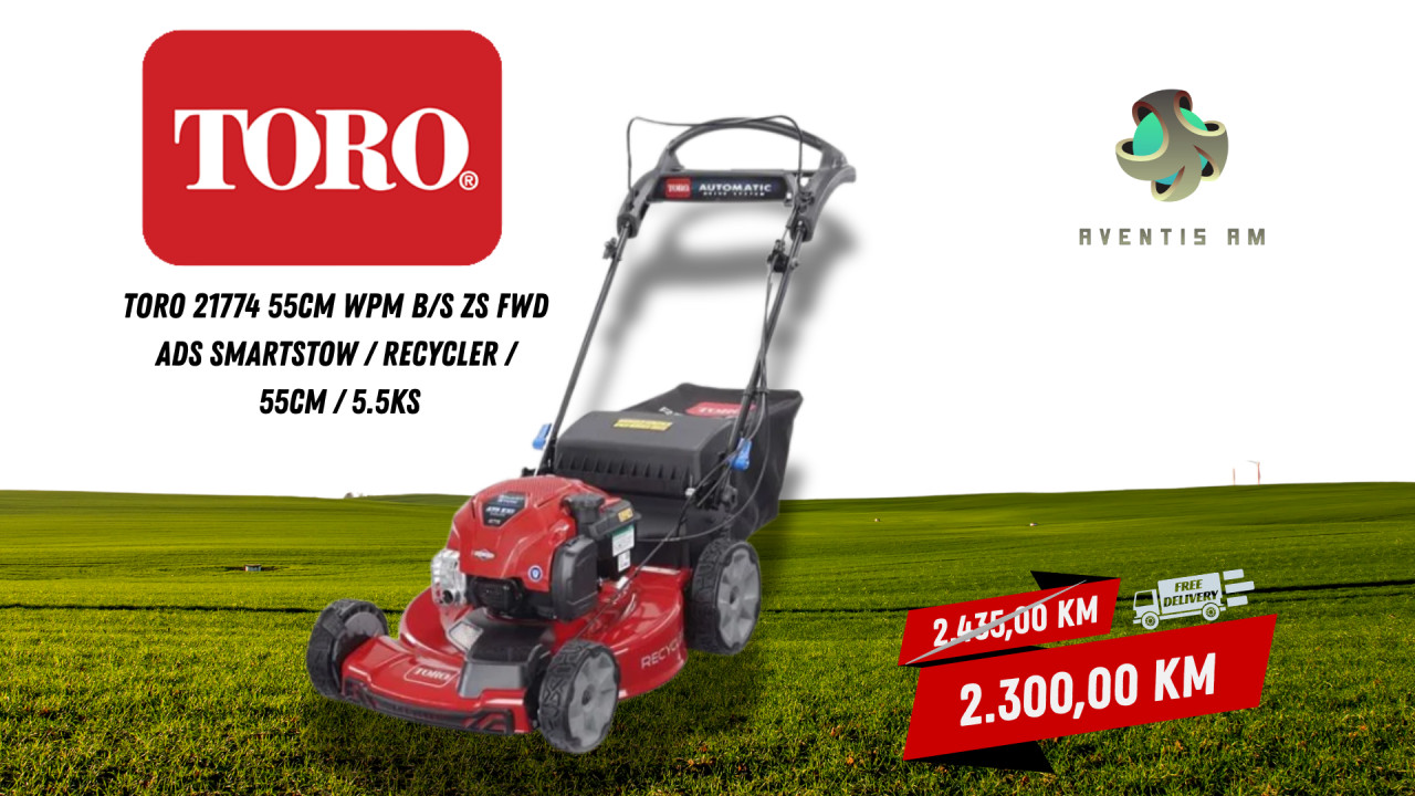 TORO 21774 55cm WPM B/S ZS FWD 55cm 5.5KS