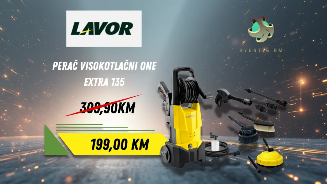 Lavor Smart Extra 135 perač pod visokim pritiskom 135 bara