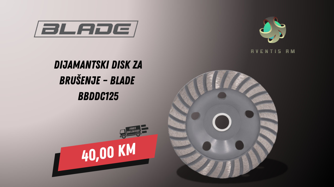 Dijamantski disk za brušenje BLADE BBDDC125