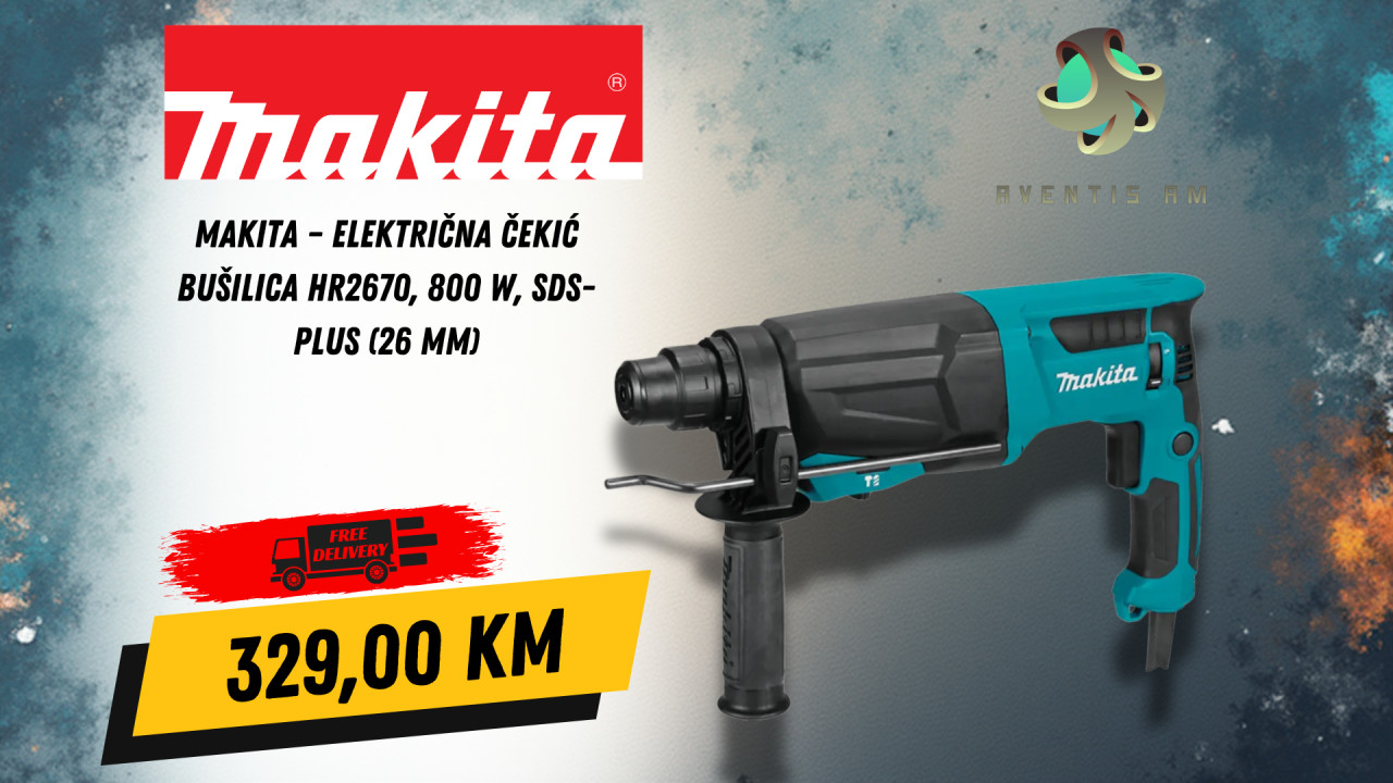 MAKITA BUŠILICA SDS+ HR2670 800W