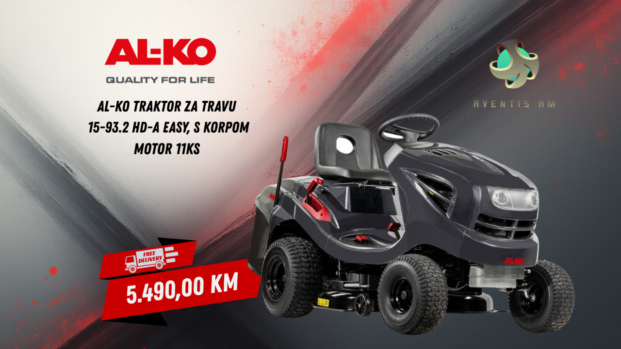 AL-KO traktor za travu 15-93.2 HD-A Easy, s korpom motor 11ks