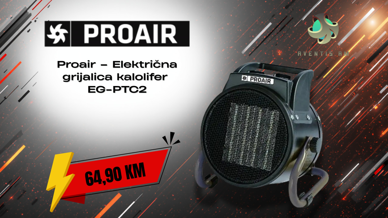 Proair  Električna grijalica kalolifer  EG-PTC3
