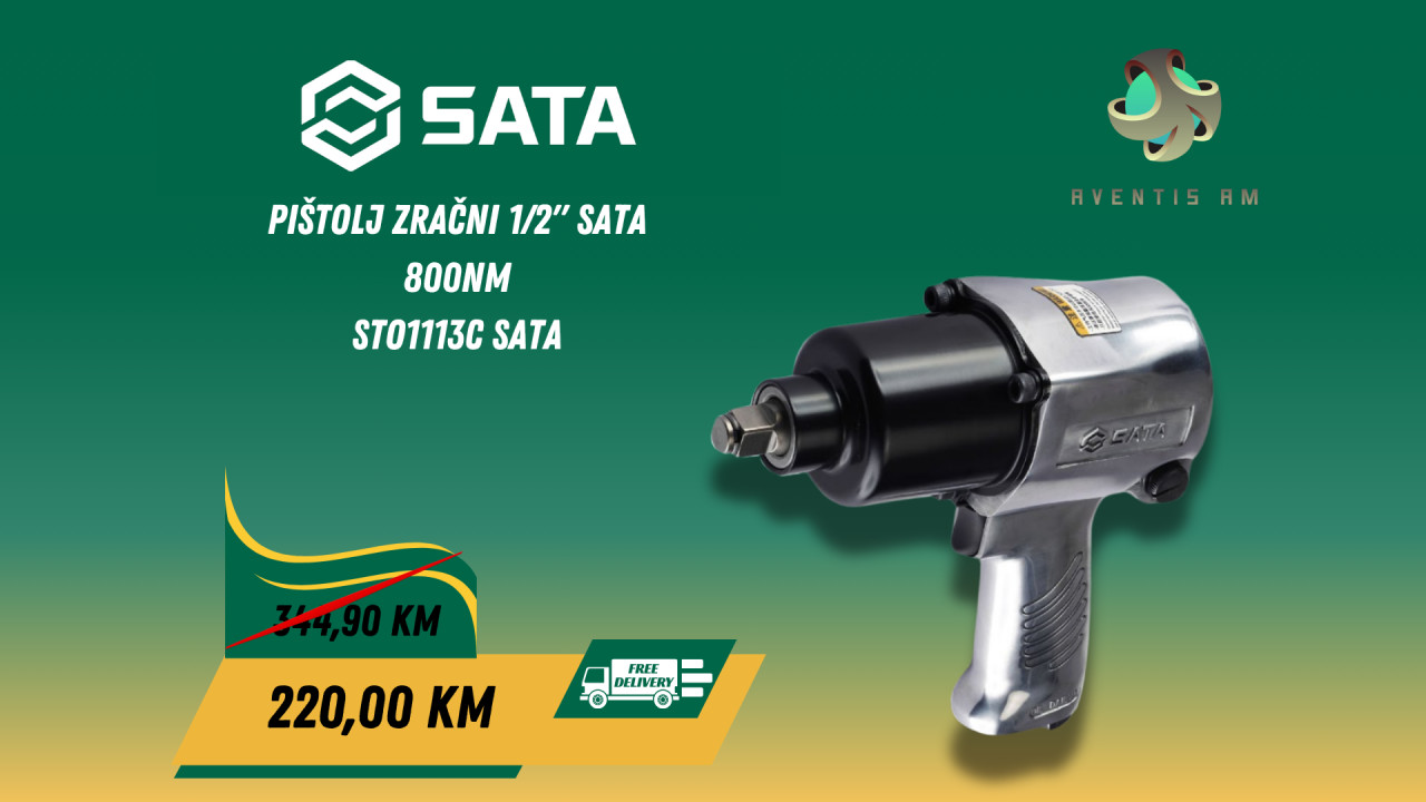 Pištolj zračni 1/2" sata 800nm sto1113c sata