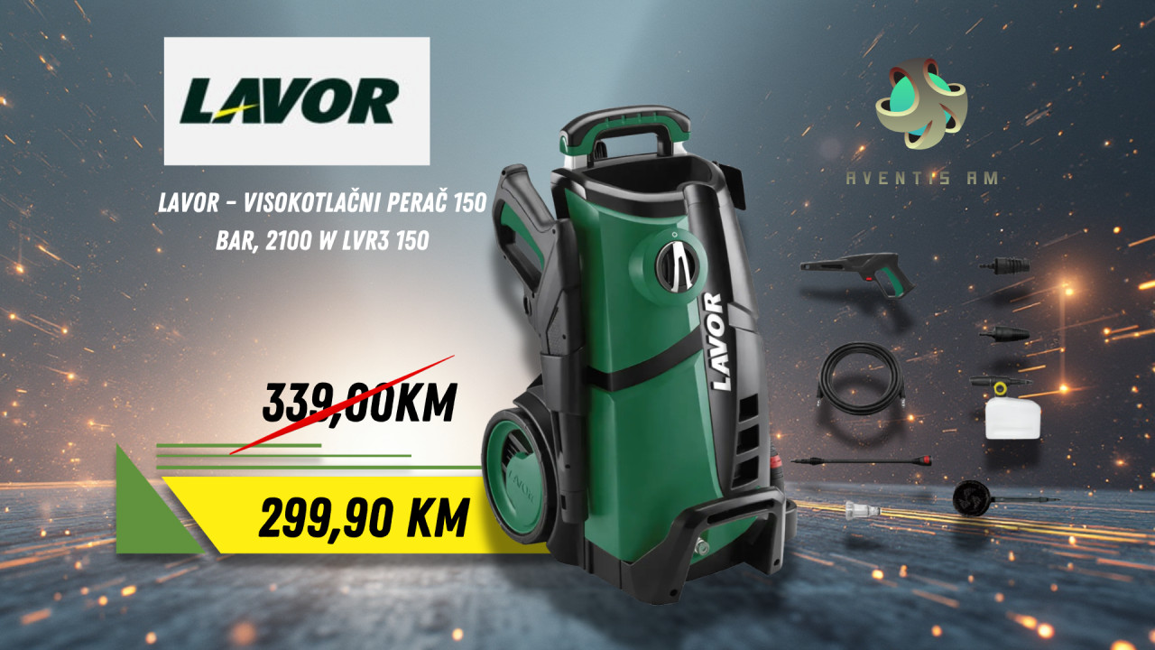 Lavor Visokotlačni perač 150 bar, 2100 W LVR3 150