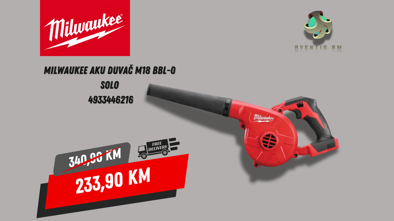 Milwaukee aku duvač M18 BBL-0 Solo