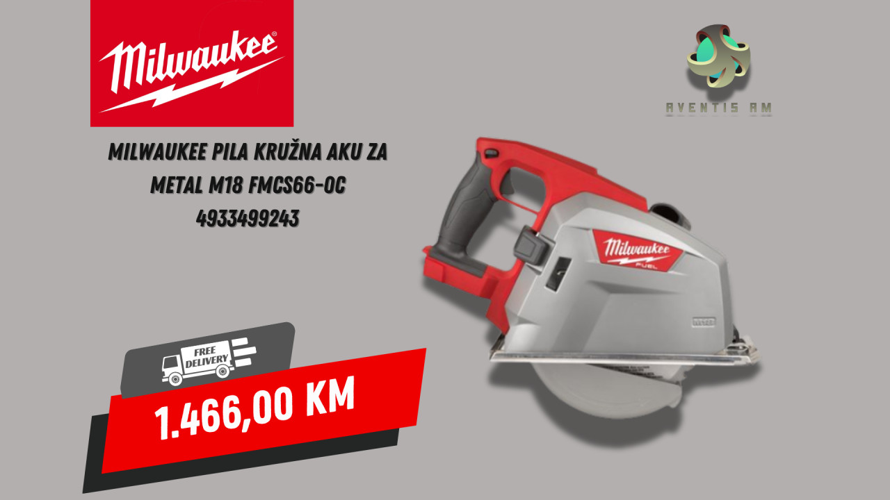 Milwaukee PILA KRUŽNA AKU ZA METAL M18 FMCS66-0C 4933499243