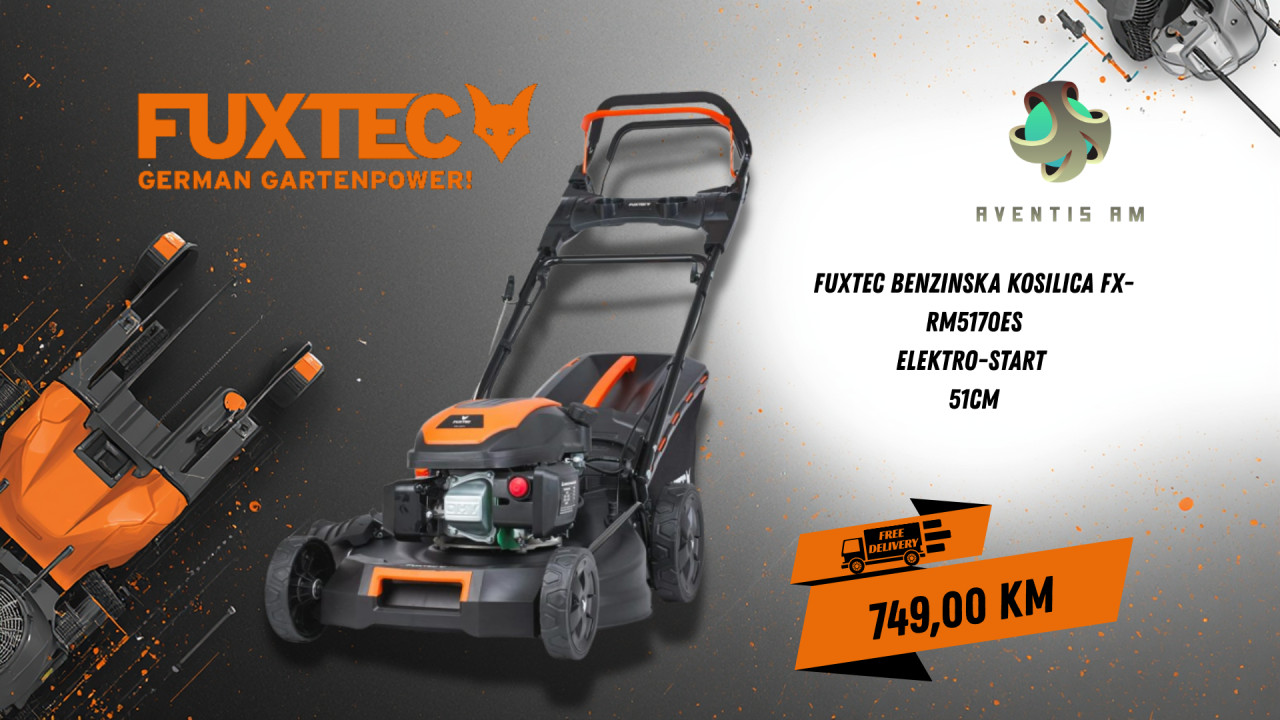 FUXTEC Benzinska kosilica FX-RM5170eS elektro-start 51cm