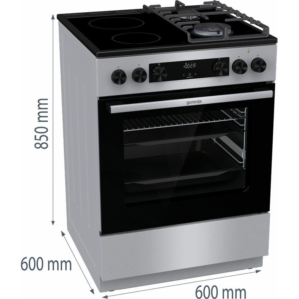 GORENJE kombinovani štednjak GKC6C60XT Sivi