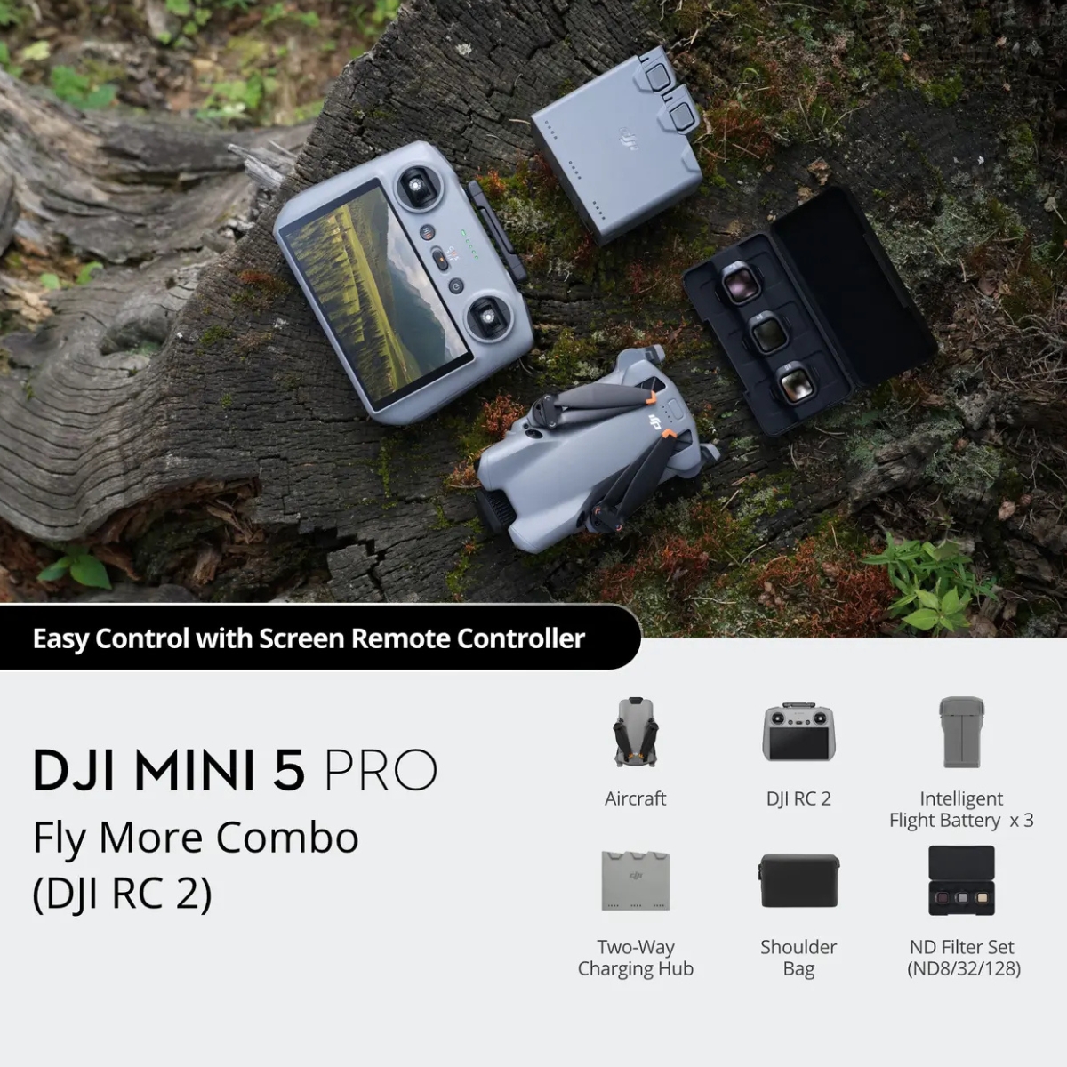 DJI Mini 5 Pro Fly More Combo (DJI RC2)
