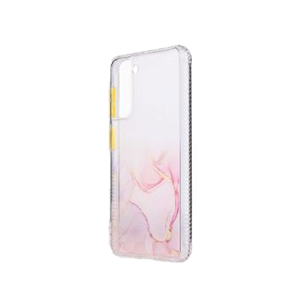 SAMSUNG silikonska maskica Marble Case za S21 Pink