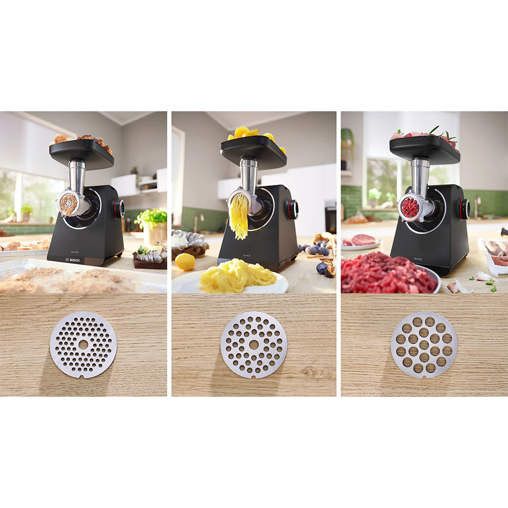 BOSCH mašina za mljevenje mesa MultiPower MFWS440B 1900 W Crna